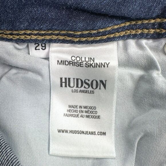 Hudson Collin Mid-Rise Skinny Jeans - Size 29 - Journee - Picture 8 of 9